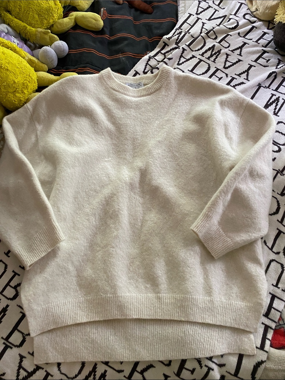 & Other Stories Cream Crewneck Sweater - Picture 4 of 7